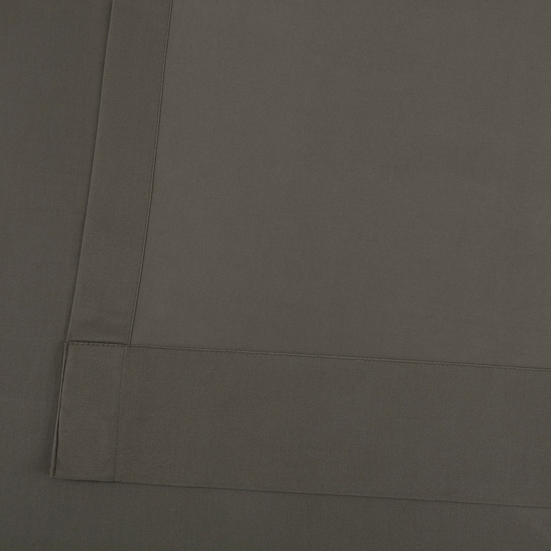 Exclusive Fabrics Solid Cotton Pleated Curtain (1 Panel)