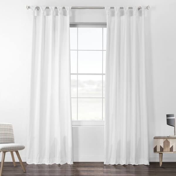 Shop Porch Den Matheny Solid Cotton Tab Top Curtain On Sale