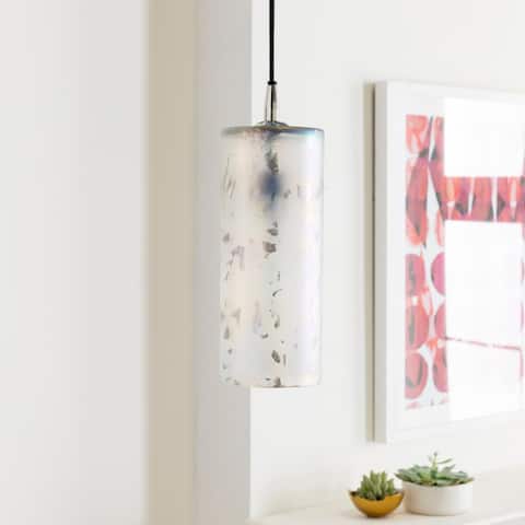 Artistic Weavers Grundy Glam Antiqued Glass 1-light Pendant - 11.6" x 6" x 6"