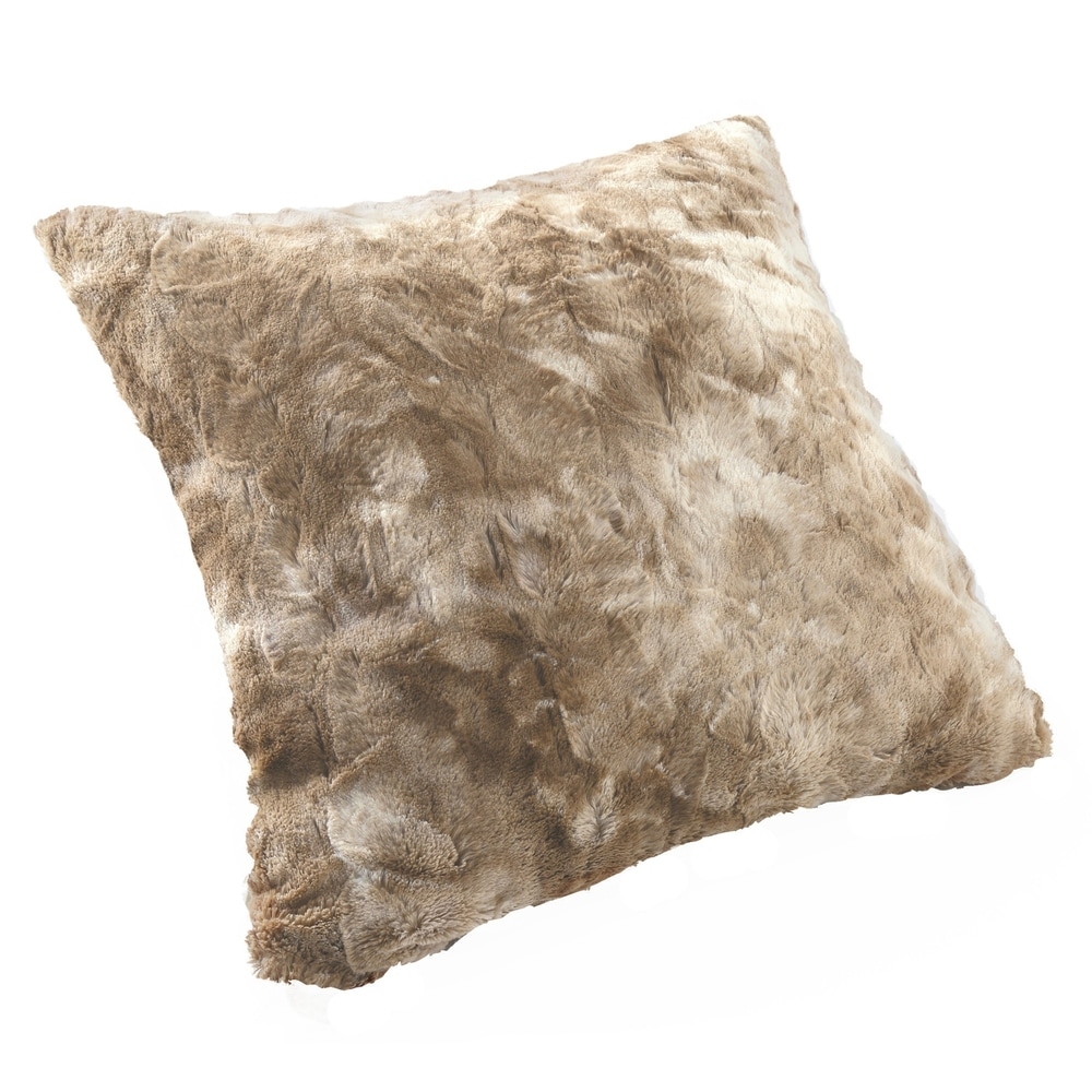 Grey Faux Fur Throw Pillows - Bed Bath & Beyond