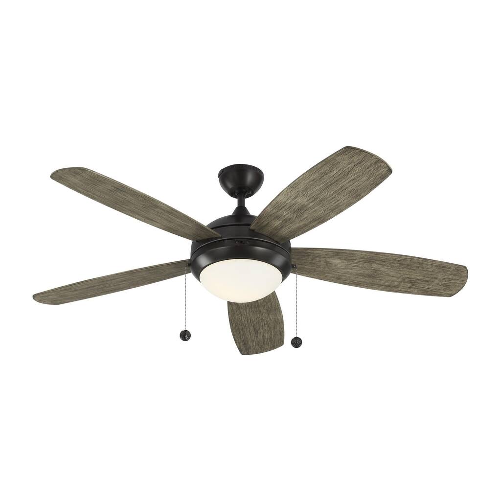 Monte Carlo Discus Aged Pewter 52-inch Ceiling Fan