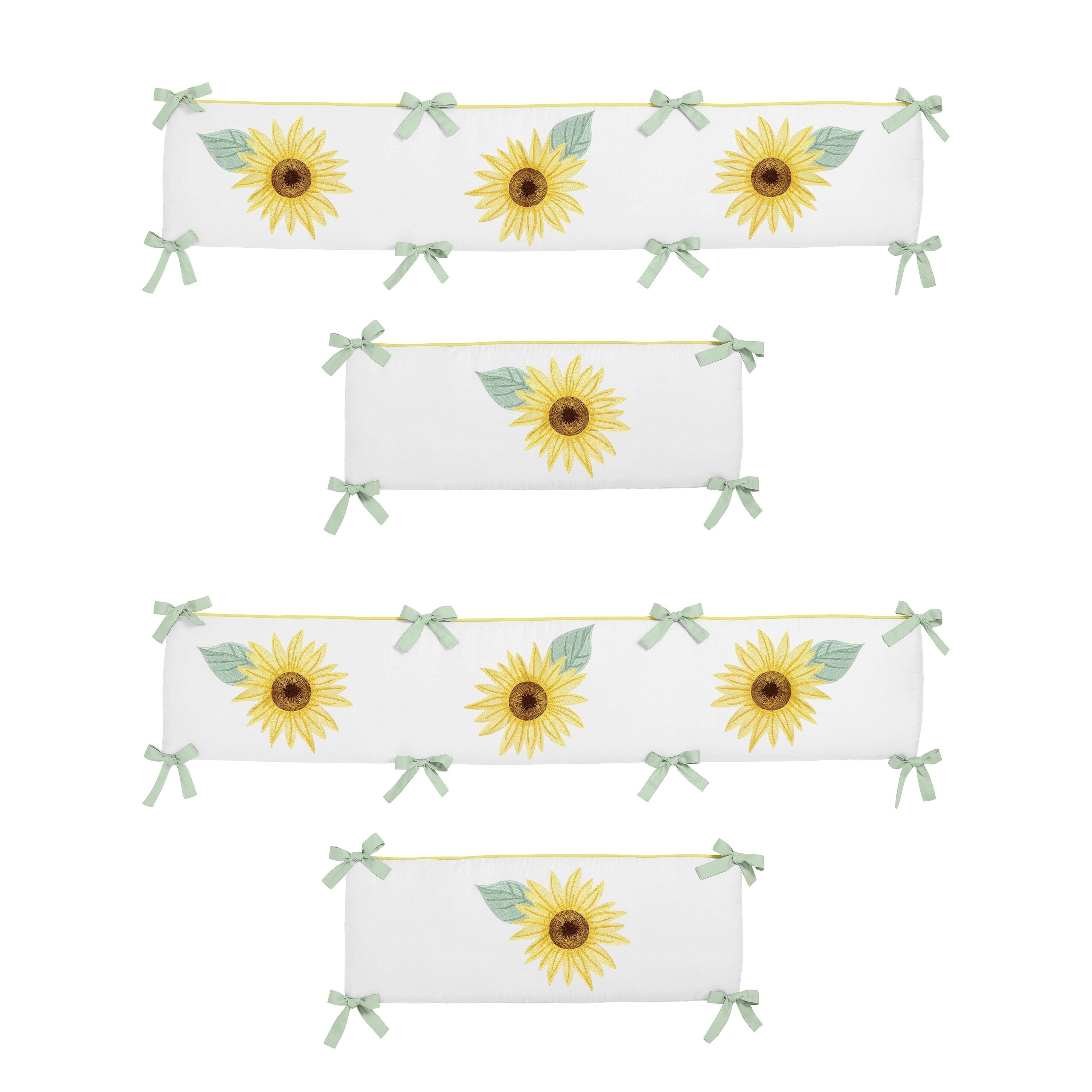 Shop Sweet Jojo Designs Yellow Green White Boho Floral Sunflower