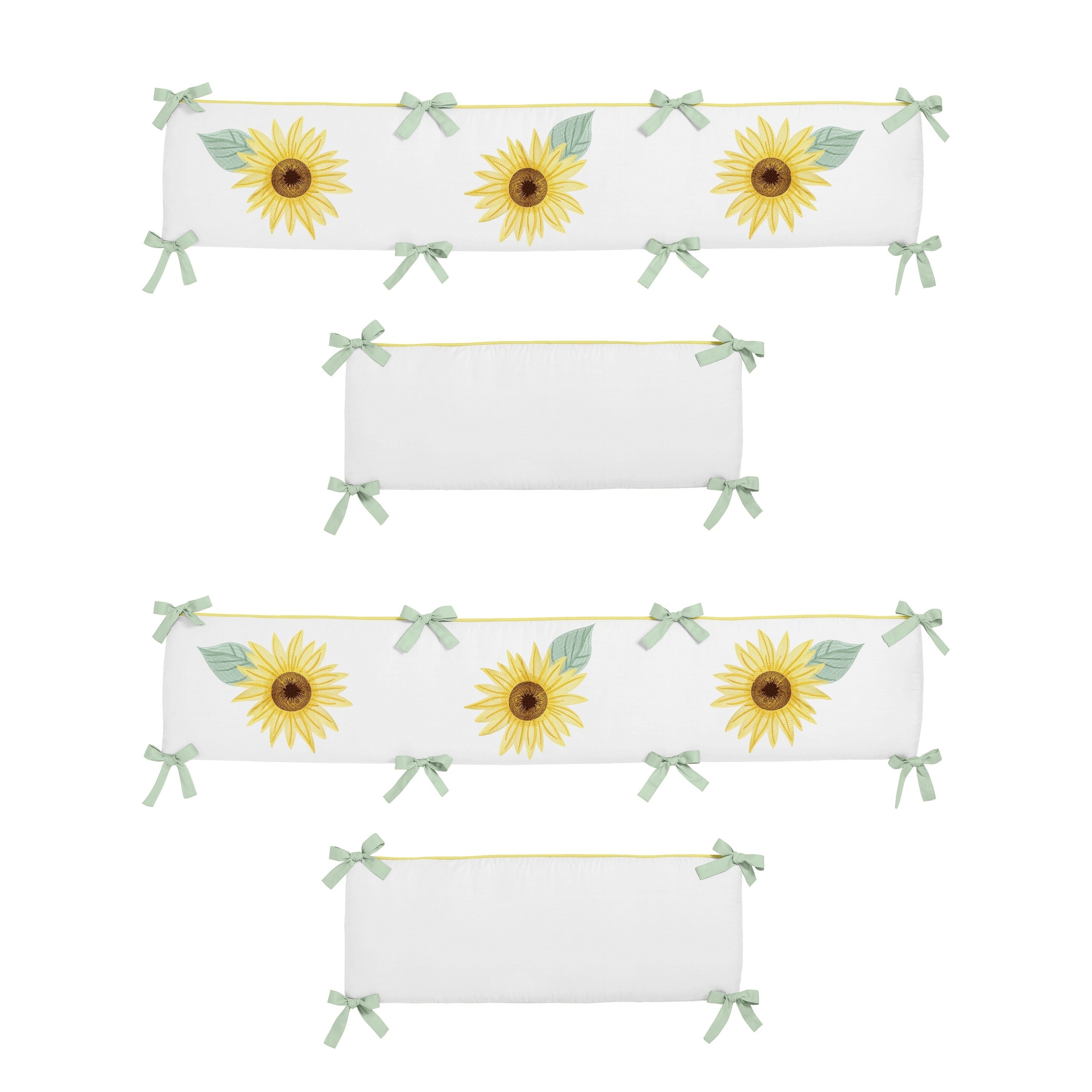 Shop Sweet Jojo Designs Yellow Green White Boho Floral Sunflower