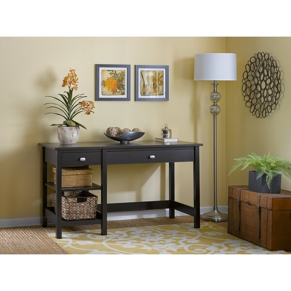 Porch & Den Computer Desk with Shelves