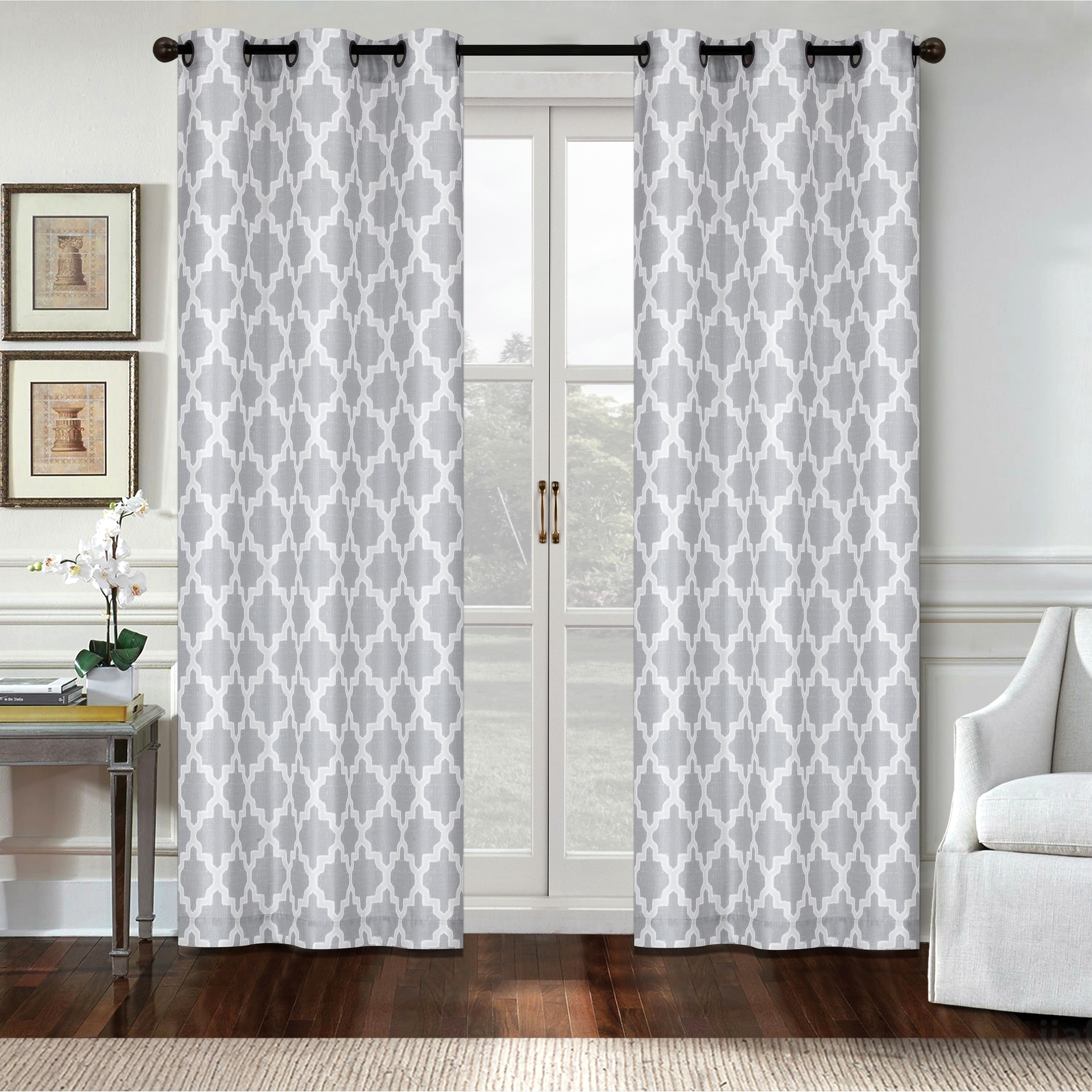 Lauren Taylor Catania 2pk Canvas Grommet Panels 42x84 29168109 Catania 2pk Canvas Grommet Panels