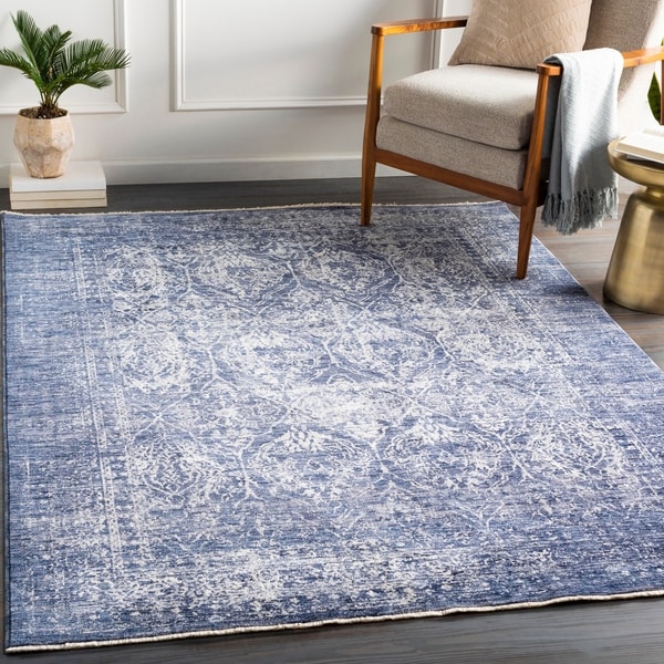 Milfred Vintage Damask Area Rug