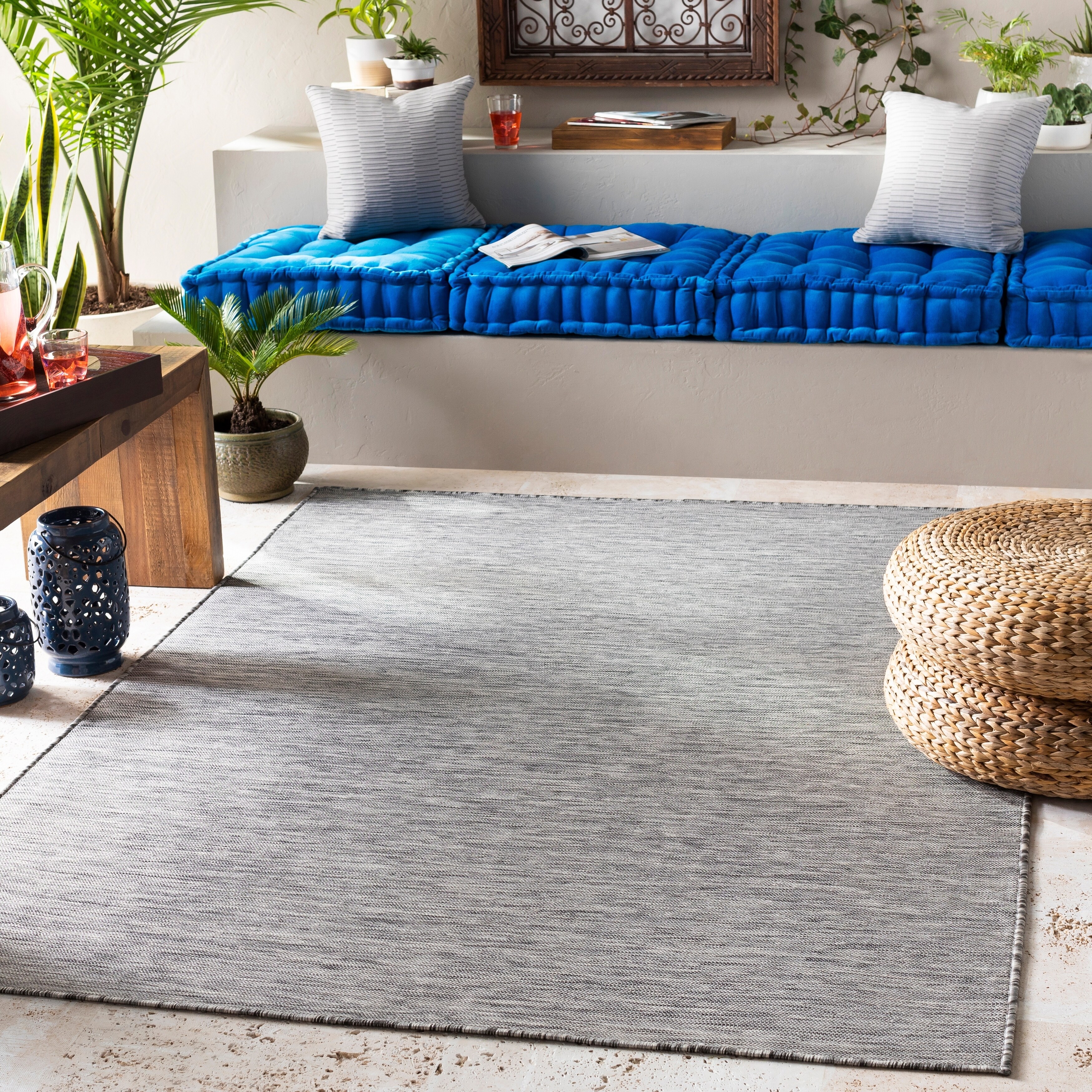 Naples Indoor/Outdoor Rug Collection Ace Border