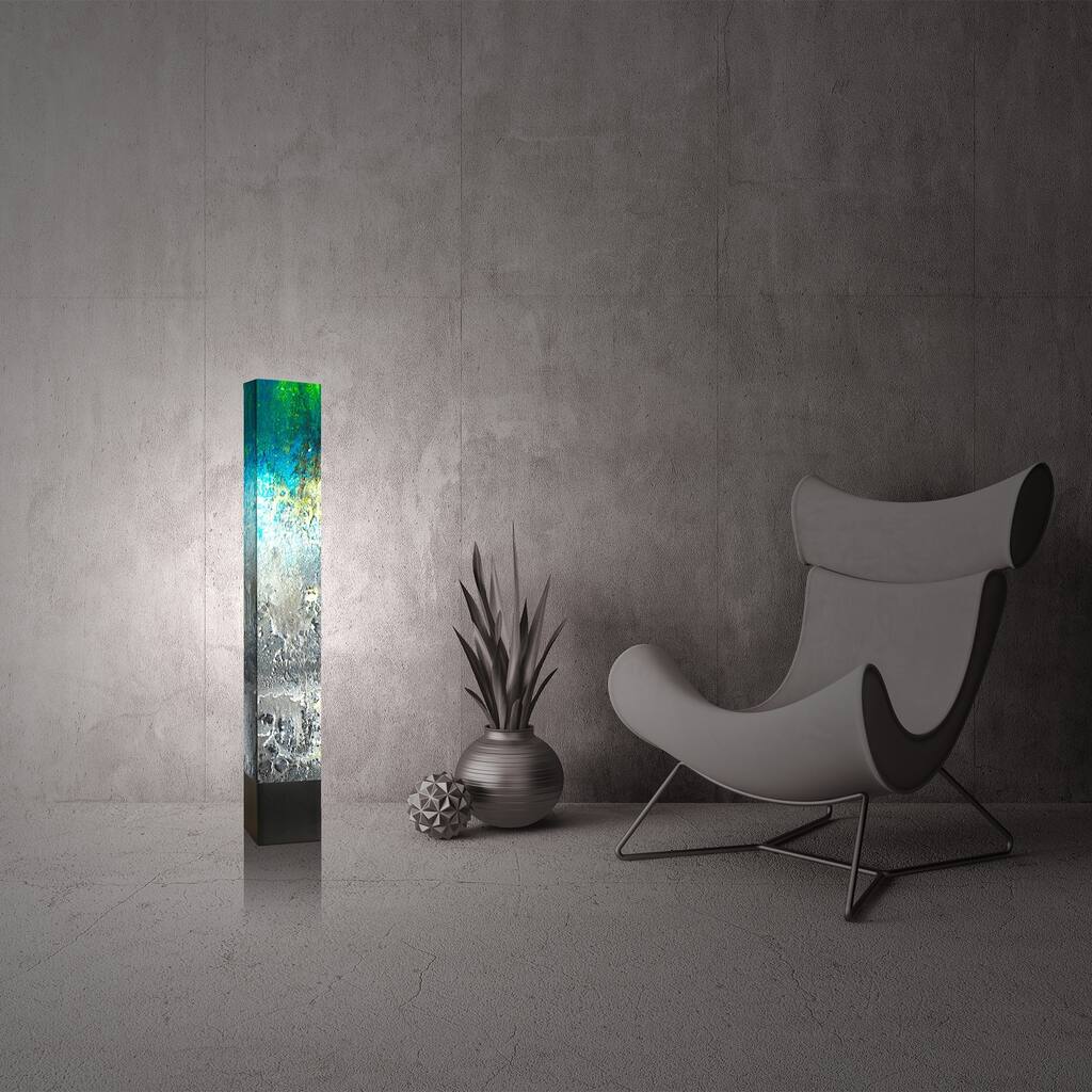 Strick & Bolton Lykke Green/ Blue Luminaire Floor Lamp