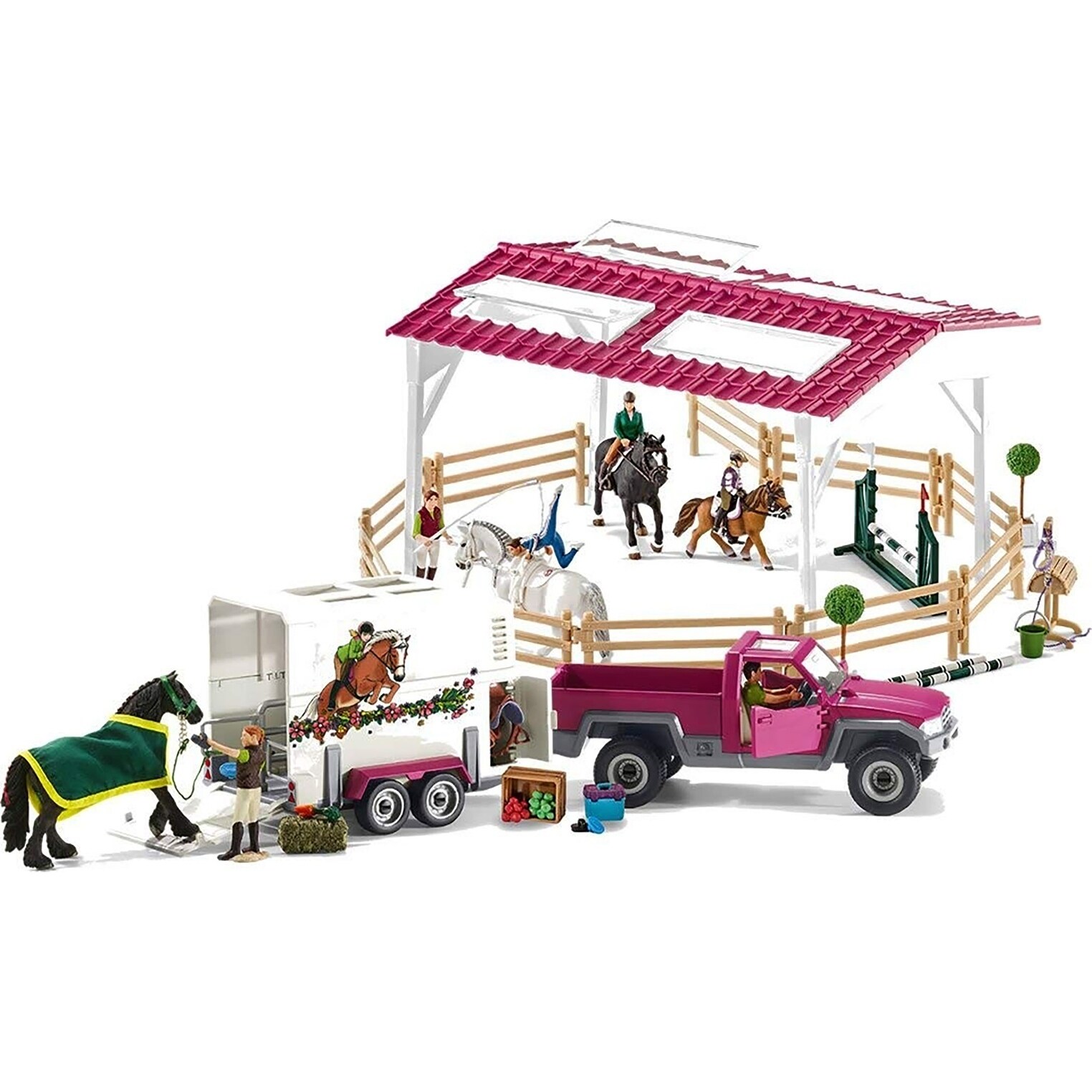 schleich horse club riding center playset