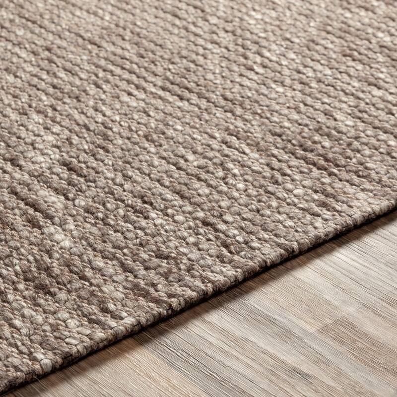 Bron Handwoven Solid Area Rug