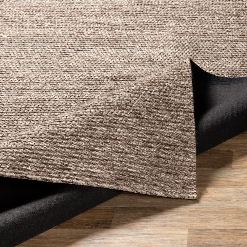 Bron Handwoven Solid Area Rug