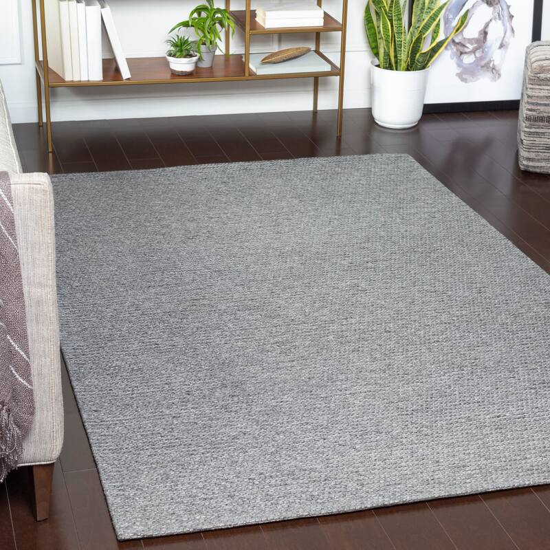 Bron Handwoven Solid Area Rug