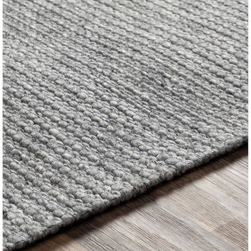 Bron Handwoven Solid Area Rug