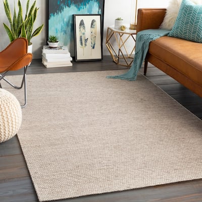 Bron Handwoven Solid Area Rug