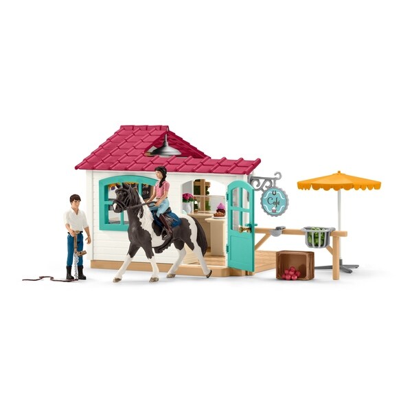 schleich horse club rider cafe