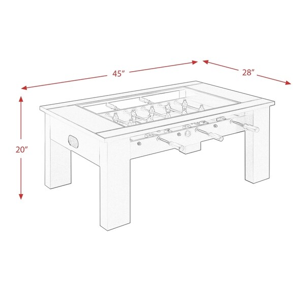 Picket House Furnishings Rebel Foosball Gaming Table N/A Overstock