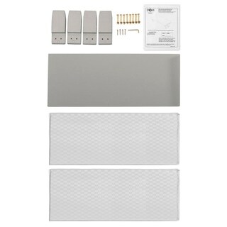 Dream On Me Emma 3 in 1 Toddler Bed Convertible Kit Cool Grey