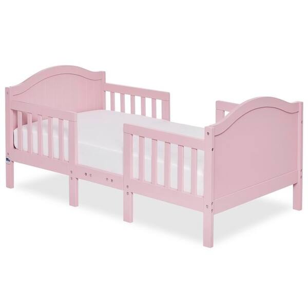 slide 2 of 3, Dream On Me Portland 3 in 1 convertible toddler bed Pink