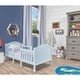 preview thumbnail 3 of 3, Dream On Me Portland 3 in 1 convertible toddler bed Sky Blue