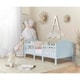 preview thumbnail 2 of 3, Dream On Me Portland 3 in 1 convertible toddler bed Sky Blue