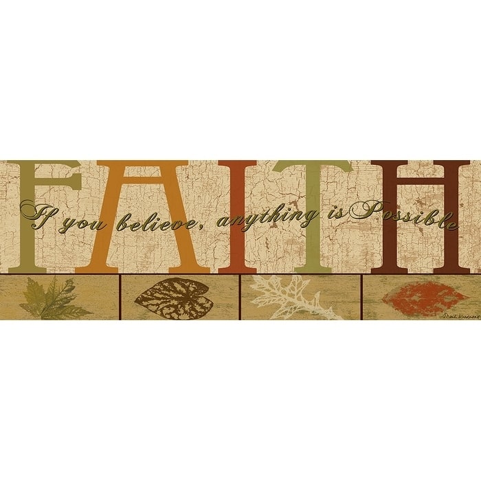 CANVAS Faith by Marilu Windvand - 36x12