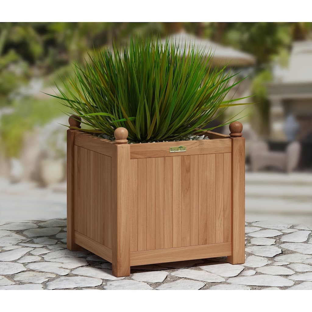 Teakwood Squared Planter