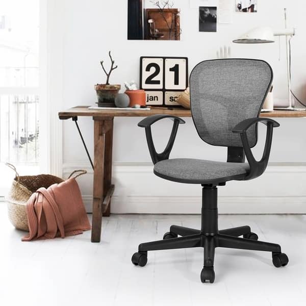 Shop Home Office Swivel Mid Back Student Computer Desk Chair For