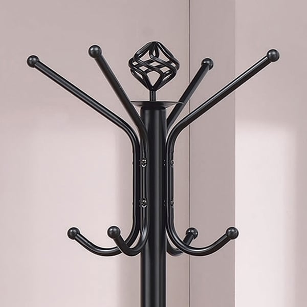 Black wrought discount iron coat rack