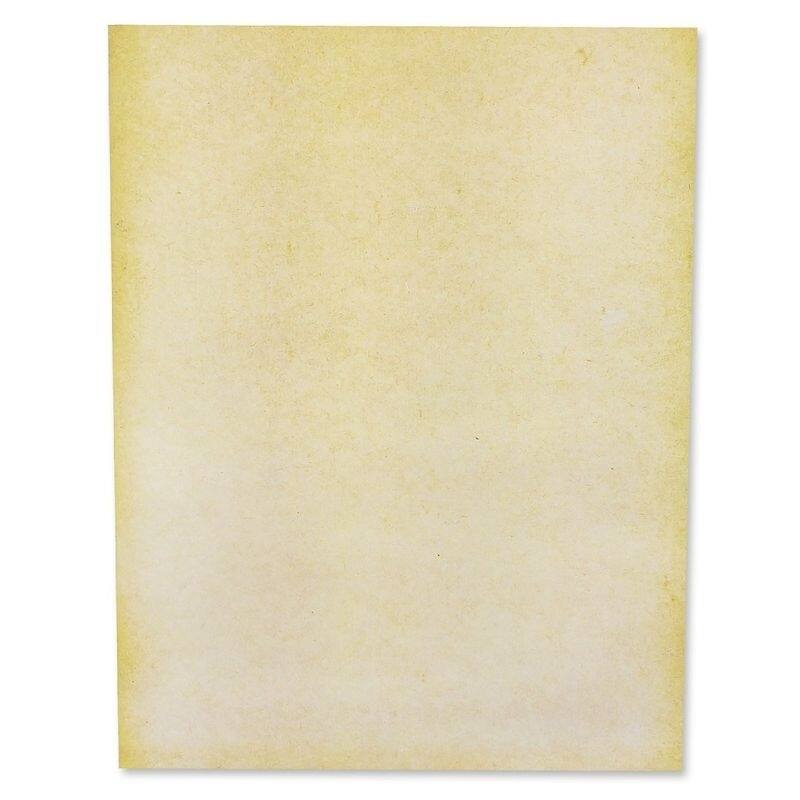 Paper Junkie 48 Sheets Aged Paper, Old Fashion Vintage Design, 8.5 x 11 Inches