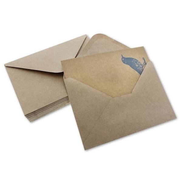 4 x 6 In, 48 Pack 6 Designs Rustic Christmas Cards Assortment with Envelopes