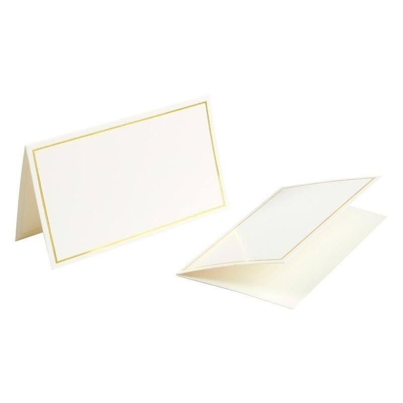 Best Paper Greetings 100 Pack Name Cards for Table Setting for Dining Tables, Restaurants, 3.5 x 2 In
