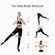 Omorc Resistance Bands 4 Resistance Levels Stretch Therapy Exercise Fitness Band with Storage Bag Natural Latex - Thumbnail 4