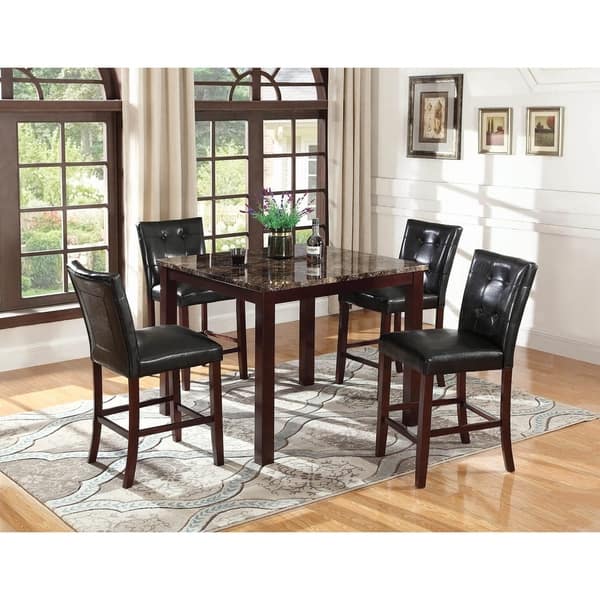 Deanna Dark Brown Square Dining Table 29173767 Deanna Dark Brown Square Dining Table