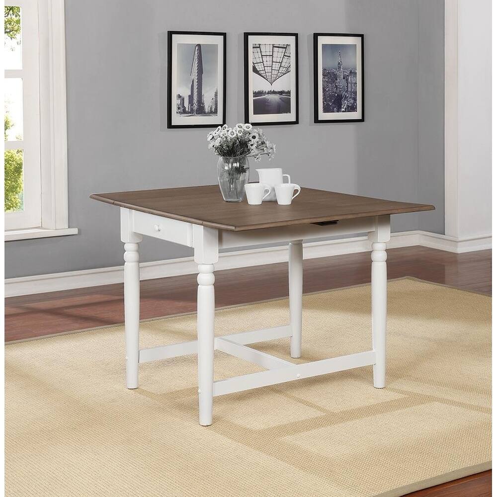 Melinda Pale Ale and White Square Dining Table