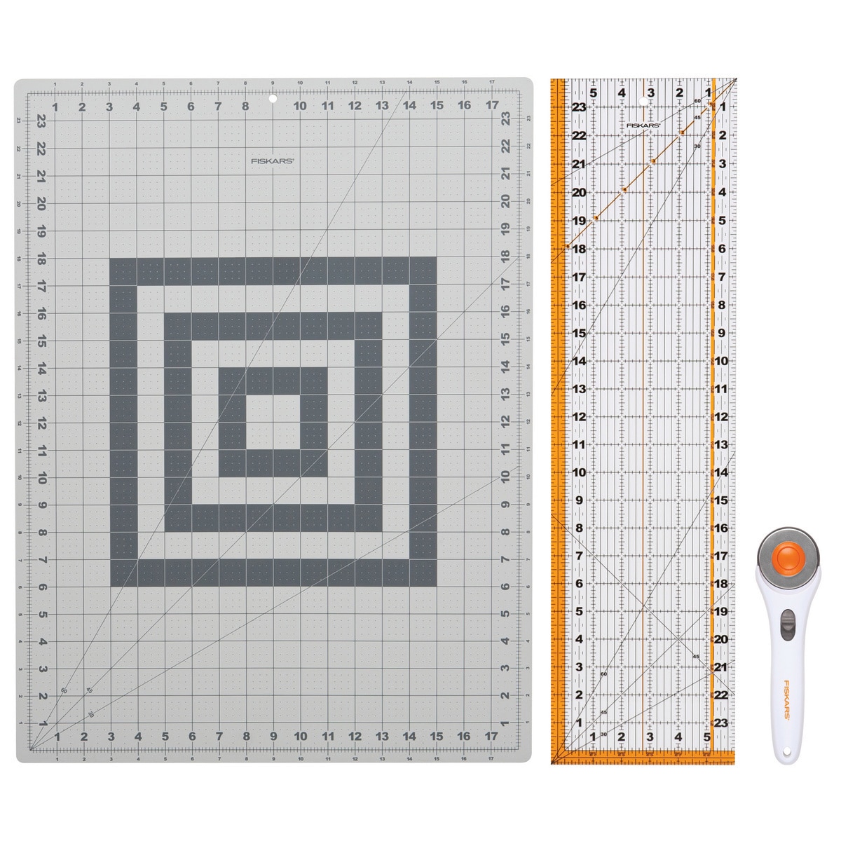 Fiskars Rotary Cutter And Mat Set