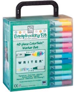 Zig ColorTwin 48-piece Marker Set