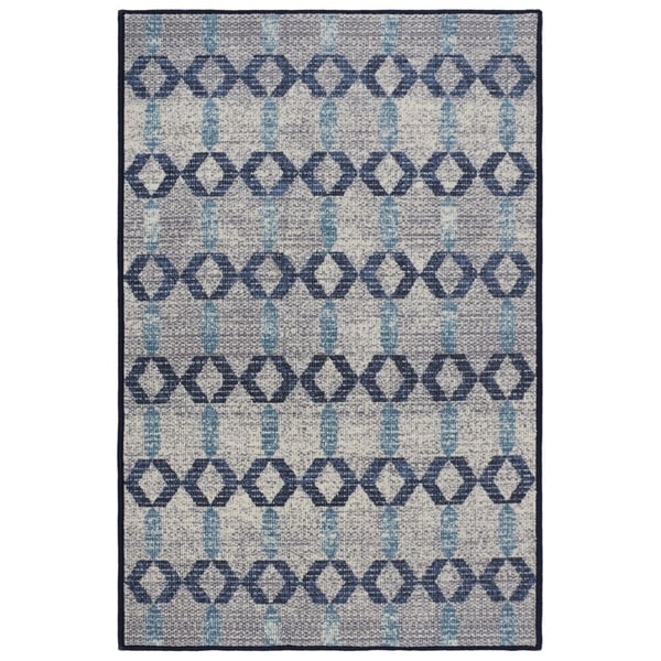 RugSmith Grey Tampala Contemporary Geometric Area Rug, 3' x 5'