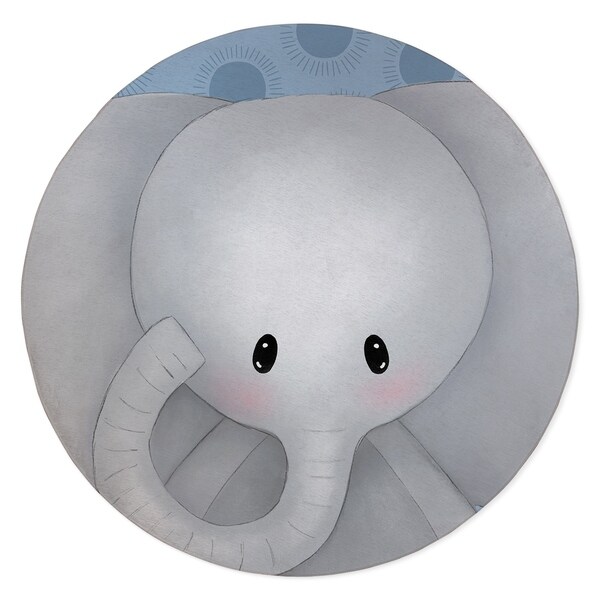 ELEPHANT BLUE Area Rug By Kavka Designs
