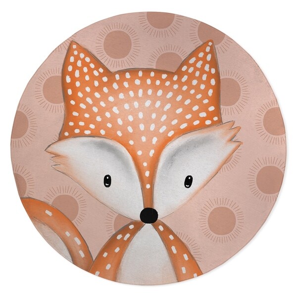 FOX SOFT CORAL Area Rug By Kavka Designs