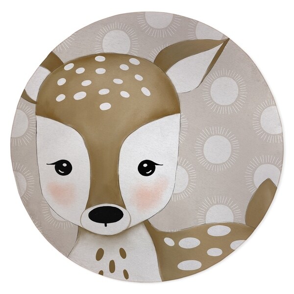 DEER NEUTRAL Area Rug By Kavka Designs