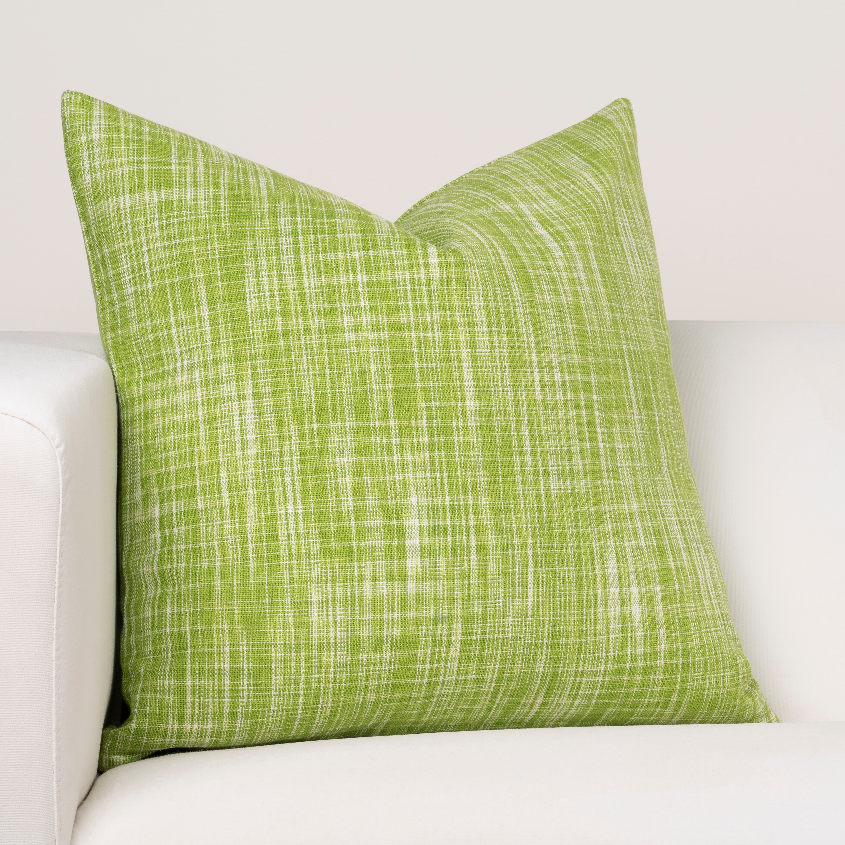 lime green throw pillow