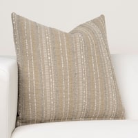 The Curated Nomad Taber Heathered Wool 18-inch Throw Pillow with Down or  Poly Fill - On Sale - Bed Bath & Beyond - 29298226