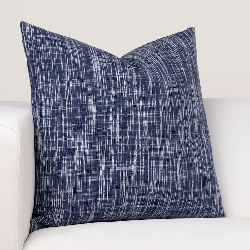 Ernest Hemingway Outrigger Blue Designer Throw Pillow
