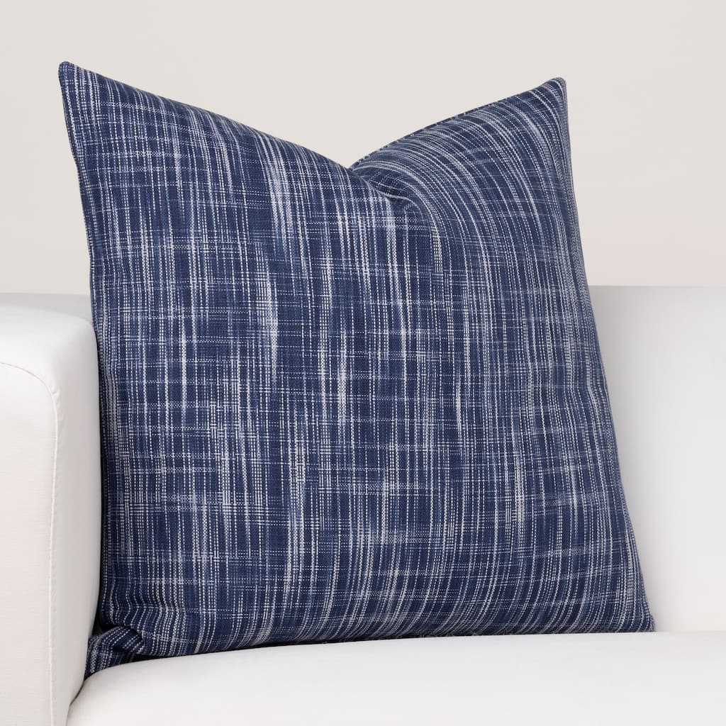 Ernest Hemingway Outrigger Blue Designer Throw Pillow