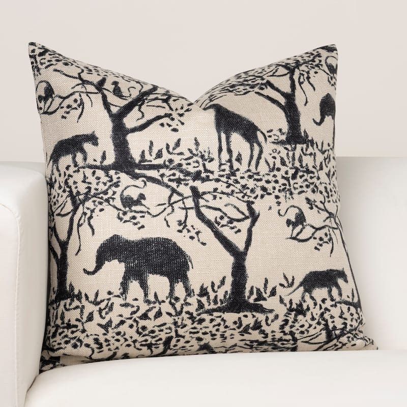 Ernest Hemingway Out Of The Jungle Designer Throw Pillow