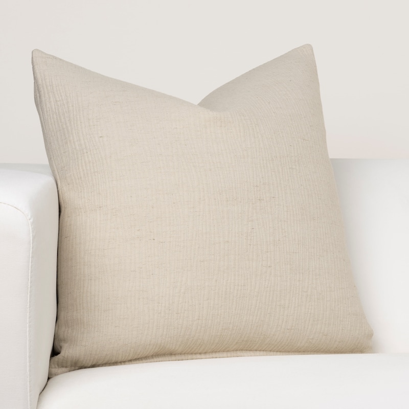 Ernest Hemingway Sandy Shore Designer Throw Pillow