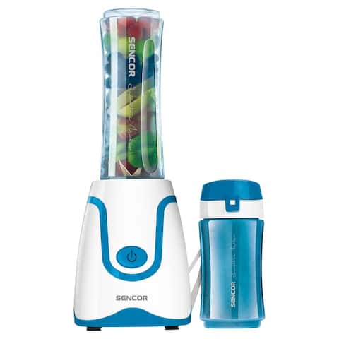 Sencor SBL2202BL Smoothie Blender with 2 Bottles, Blue