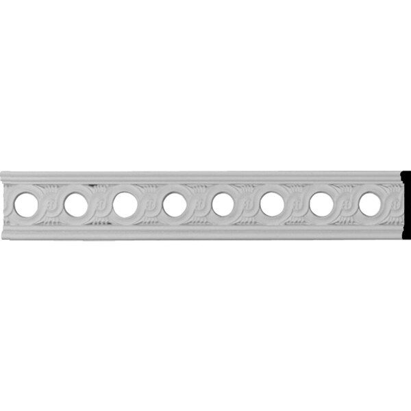 2 1/4"H x 3/8"P x 78"L Pearl Pierced Moulding
