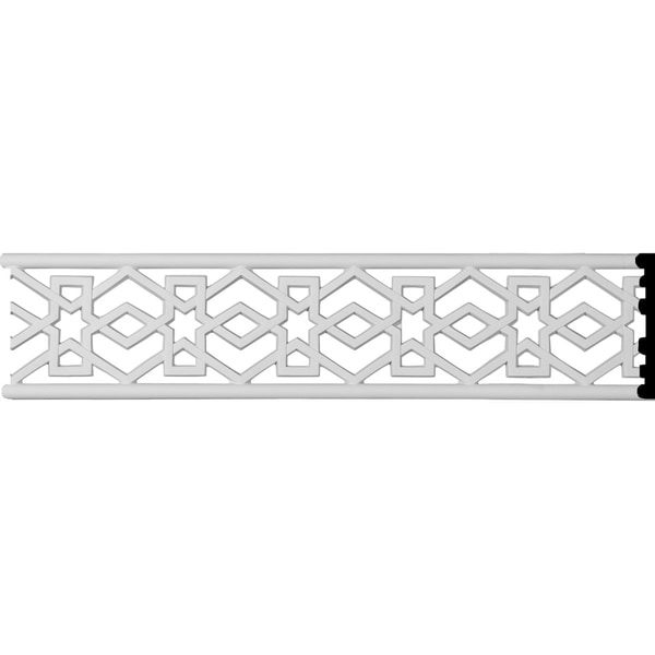 4"H x 3/8"P x 94 1/2"L Swindon Pierced Moulding