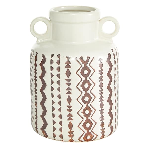 Shop Studio 350 Southwest Pattern Boho Style Tall Round White